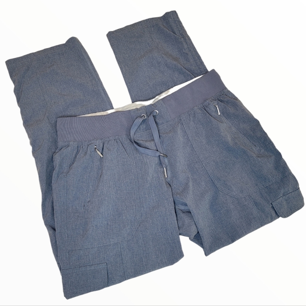 Calvin Klein Performance Stretch Active Capri Pants Chambray Blue